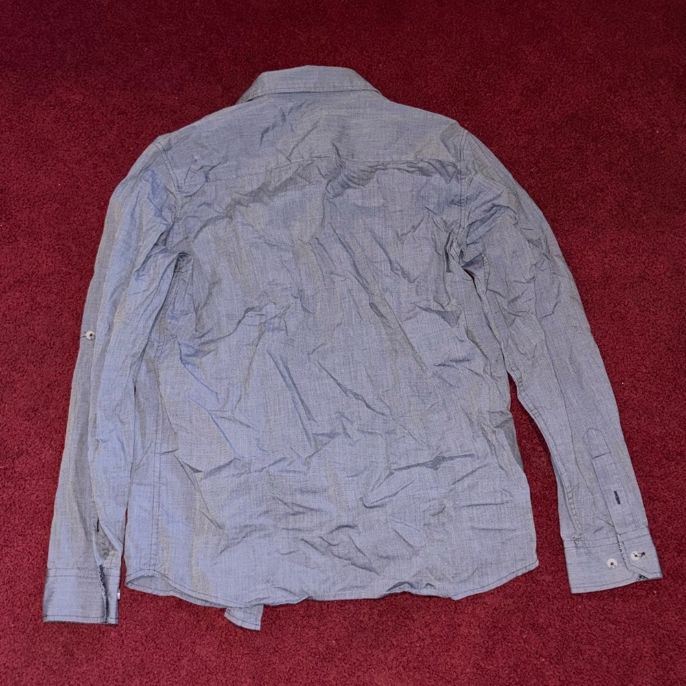 Blue Button-Up Shirt